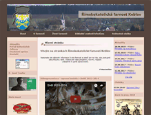 Tablet Screenshot of farnostkeblov.cz